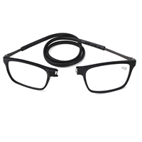 Portable Folding Reading Glasses High Definition Resin Fashion Presbyopic Eyeglasses Neck Reading Glasses