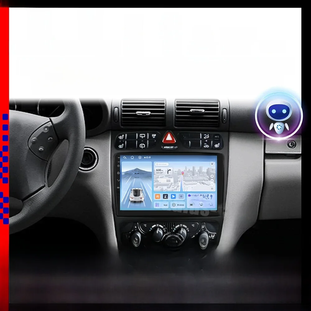 Voor Mercedes-Benz EEN W168 C W203 G W463 Vaneo Vito Viano CLK Klasse C209 Android GPS Autoradio Multimedia Video speler Carplay 4G - afbeelding 2