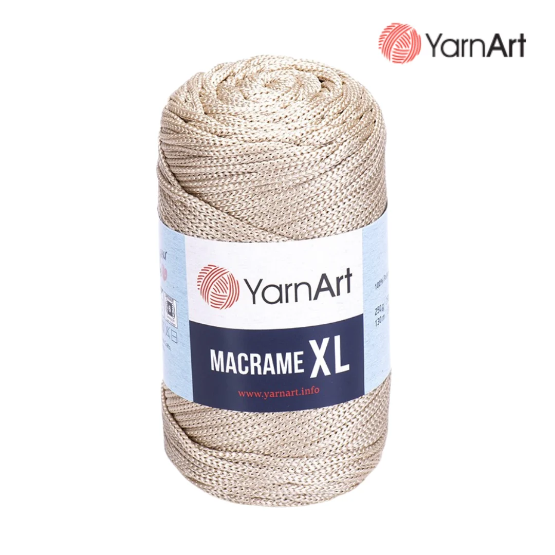 Yarnart Macrame XL Przędza na drutach Szydełkowa nić DIY Akcesoria domowe i tekstylia Ozdoby Projekt torby Dekoracja ścienna Supla Kurtyna Kosz