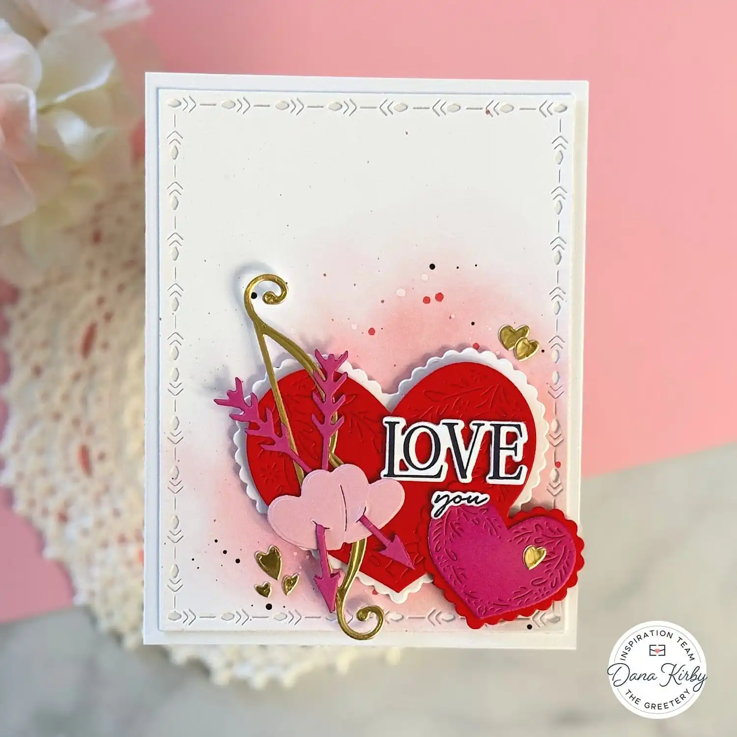 2025 Valentine\'s Day Nordic Hearts Die Cutting Dies Scrapbook Diary Decoration Stencil Embossing Template DIY Greeting Card Ha
