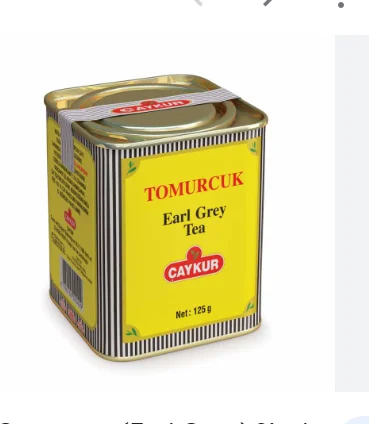 English Earl Gray Scented Tomurcuk Can 125 G High Quality Pure English Black Caykur Tom FREE SHİPPİNG