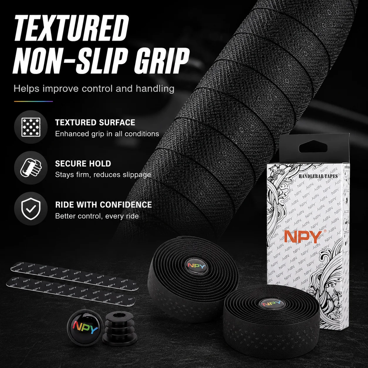 Bicycle Bar Tape Set Non Slip  - Fixed Gear Cycling Kit ulasan dan harga