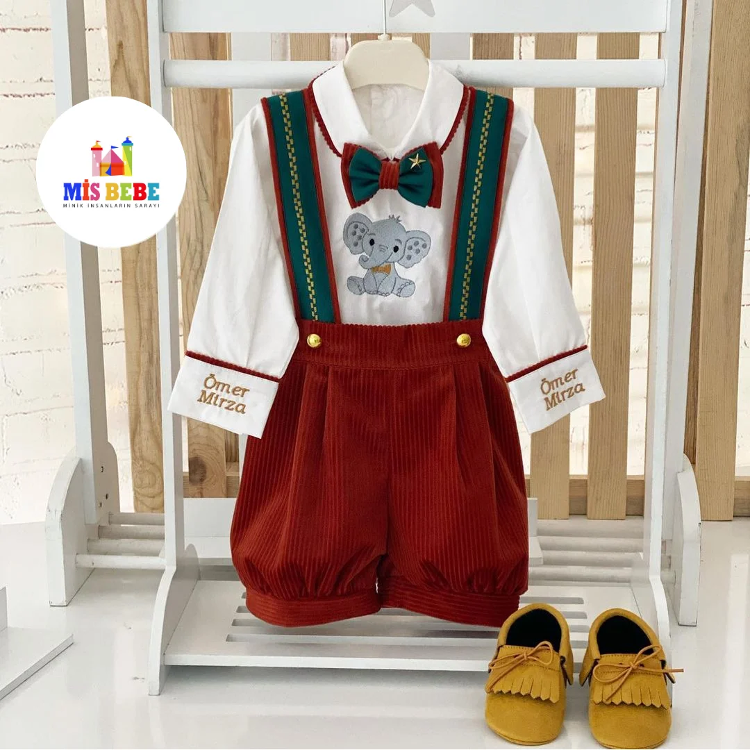 4-Pcs baby boy set clothing personalized outfit custom baby clothes winter spring birthday costume