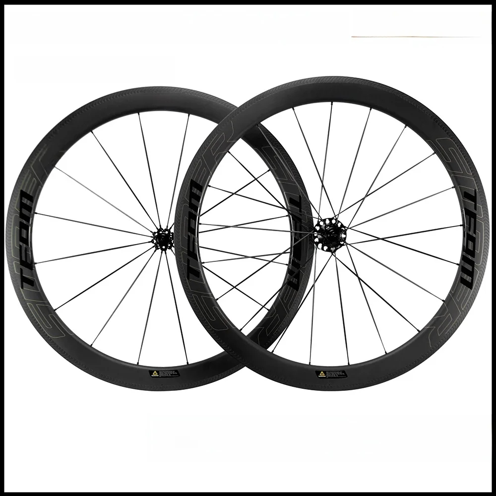 AliExpress SUPERTEAM Carbon Spoke WHEELS 50mm Carbon Fiber Wheelset Road Rim Brake Wheels Tubeless Clincher