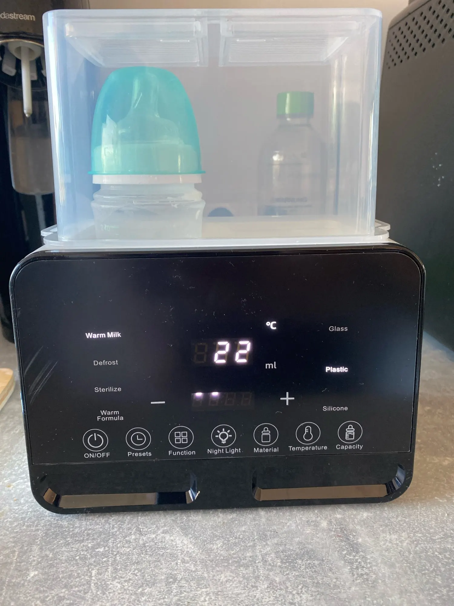 TINSOL Smart Milk Warmer Baby Bottle Thermos Multi-functional Quick Baby Products Breastmilk Warmer Bottle Sterilizer photo review