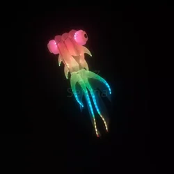 NEW Large show kite 9m MLS MALAOSI LED goldfish 30DRipstop Nylon Fabric Pendant soft Inflatable Kite good fly in day and night