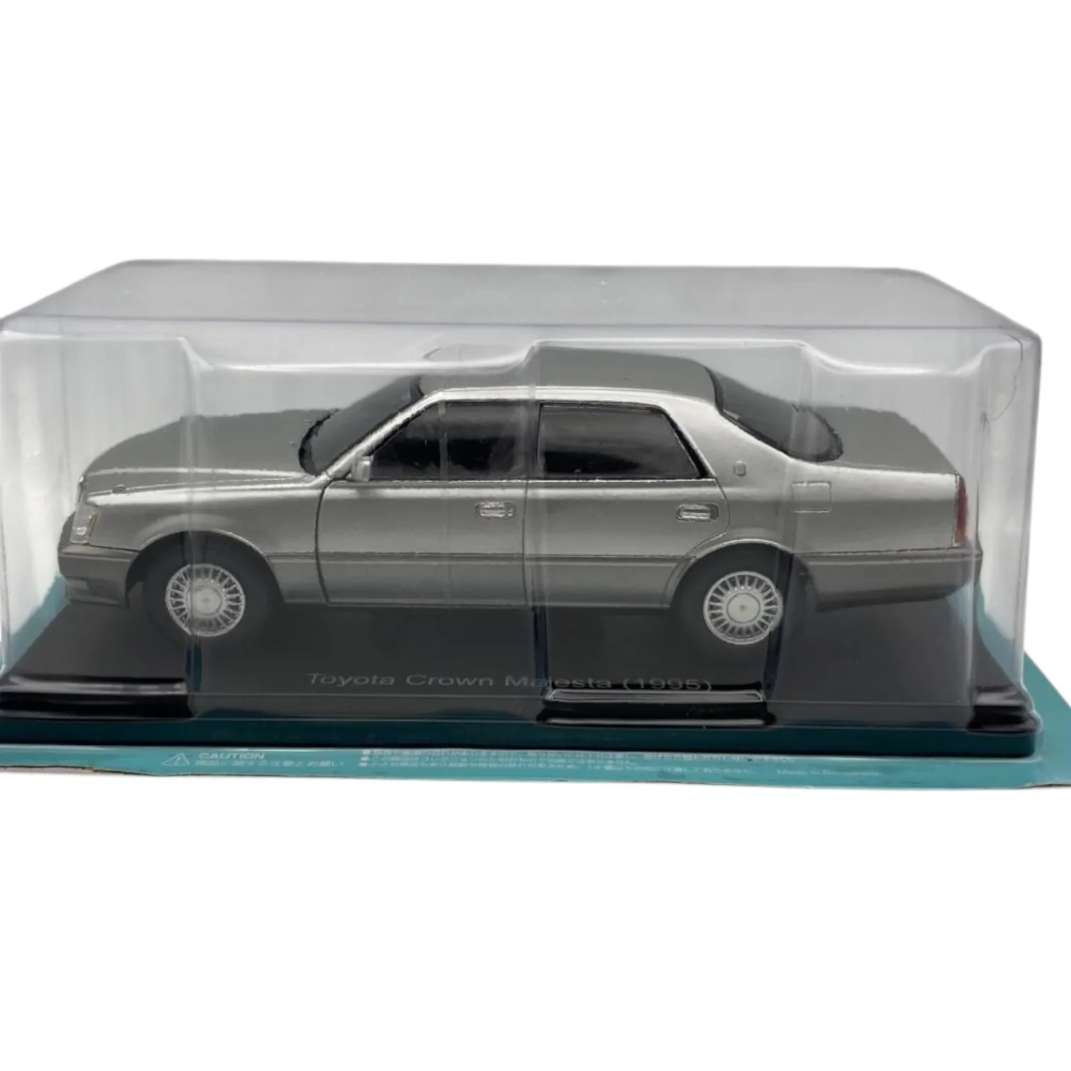 Salvat, couronne de voiture japonaise classique Majesta 1995, miniature moulé sous pression, échelle 1:24, collection Salvat, collection de nos voitures bien-aimées sans Facículo, emballage blister, peut être froissé, base