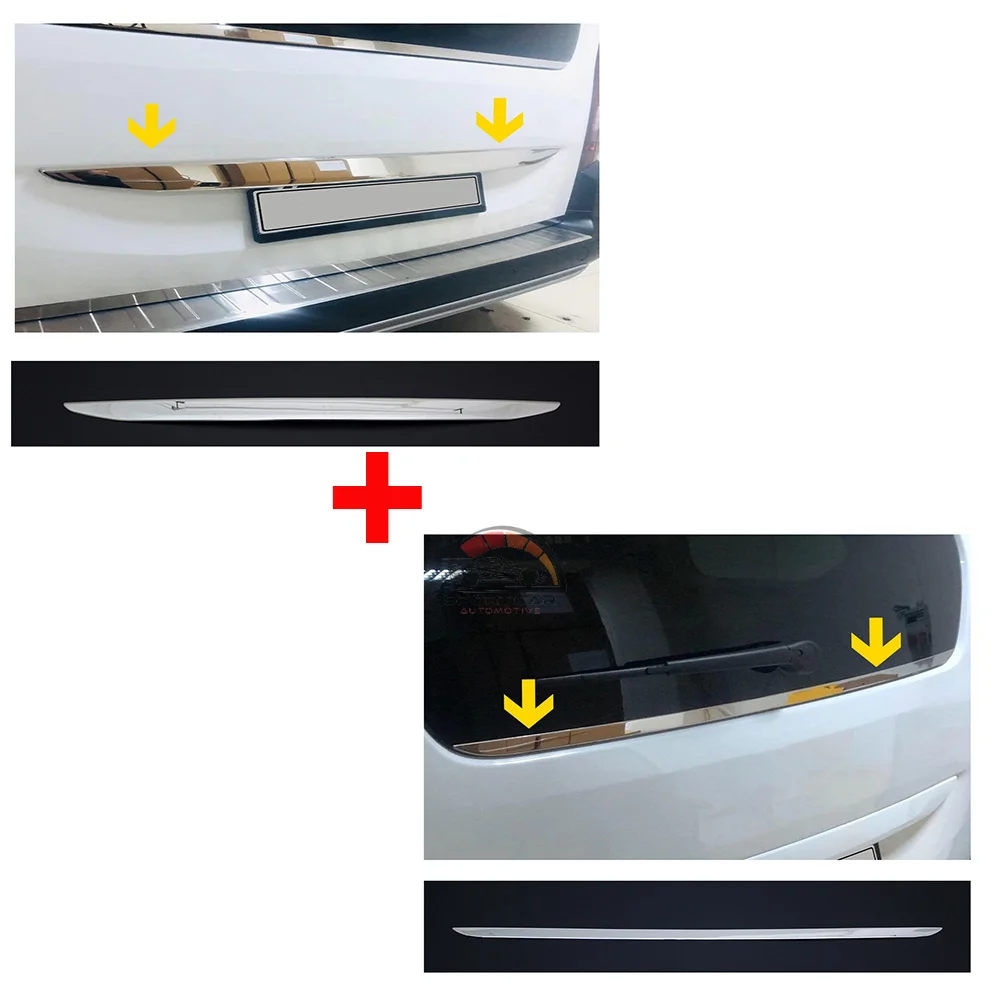 2 sets of chrome accessories for Citroen Berlingo. Wndow Trim 1 piece, body cover 1 piece. 2019 and above. Automotive car change