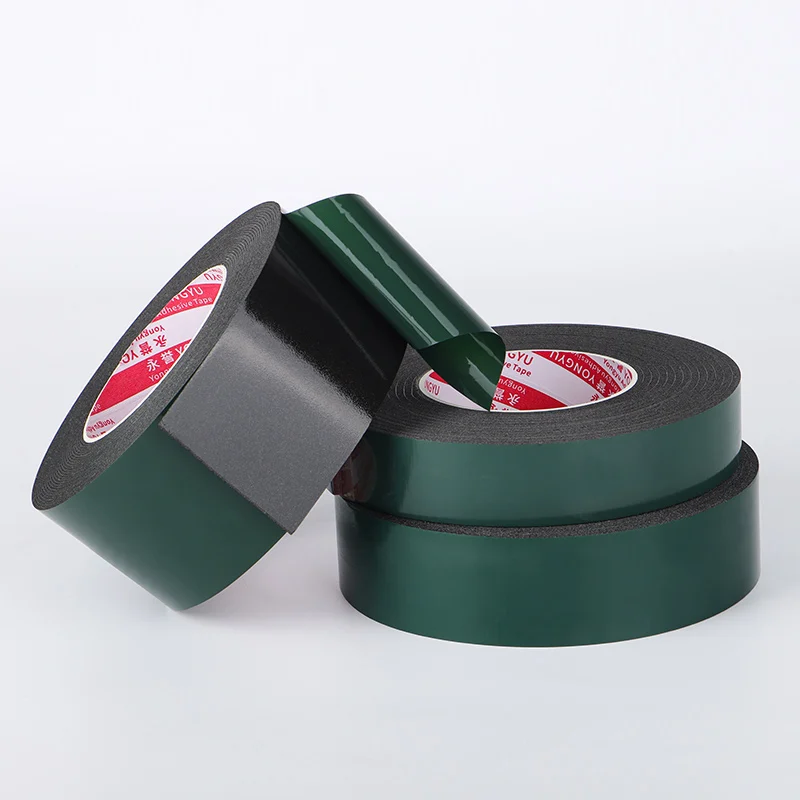 High Density Double Sided Green Foam Tape Removable Without Residue Fixing Buffer Adhesive Tapes Use the Industrial Home Office
