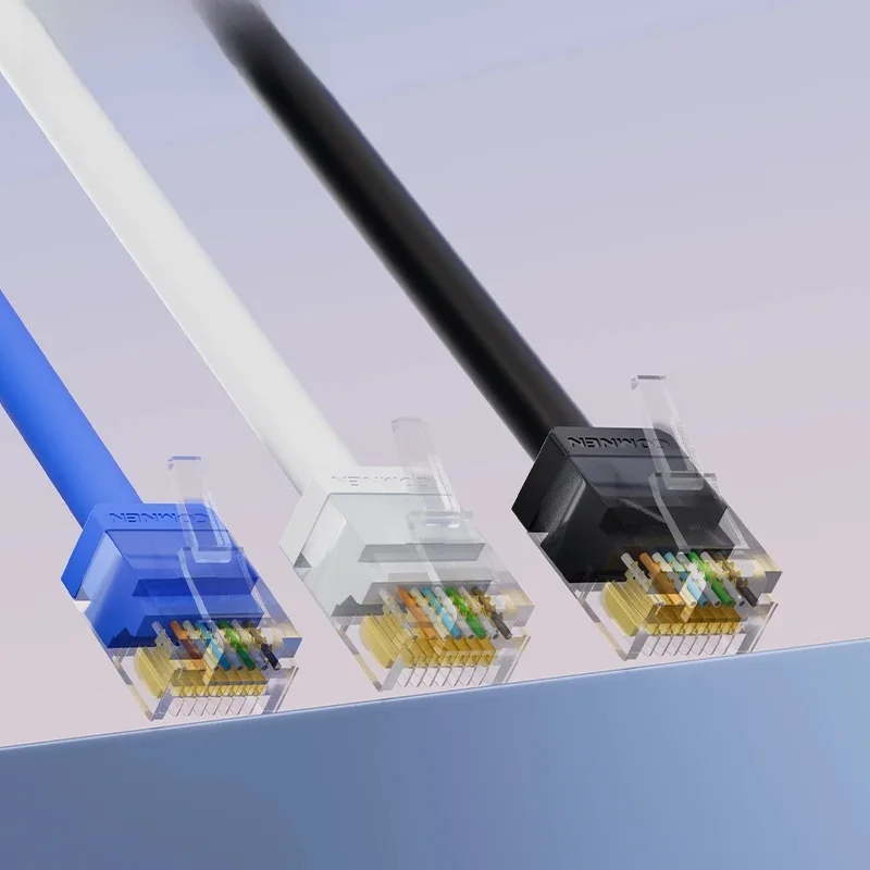 COMNEN Cat6/Cat6a 8 sztuk Wąski Kabel Ethernetowy Cat6a do Routera, Obsługa 10G, Kabel Patch Cat 6A do Routera, Kabel Sieciowy — zdjęcie produktu 7