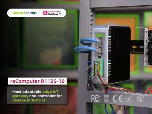 Imagen 2 del producto Raspberry Pi CM4 IoT Gateway y recomputador R1125-10 / R1035-10CM4 Alimentado, AI Capable, 4 GB de RAM, 32 GB eMMC