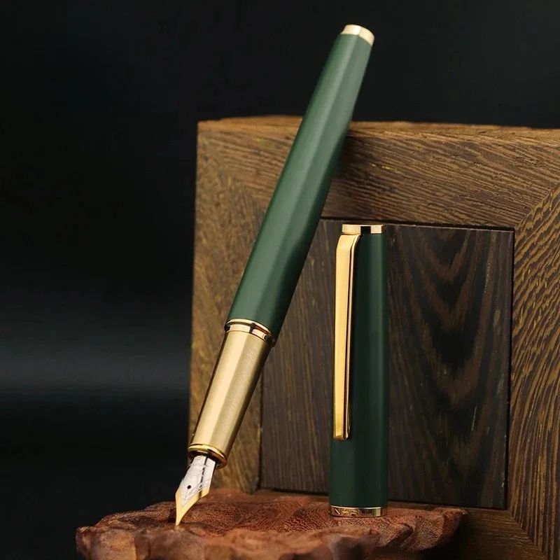Jinhao 95 pióro wieczne luksusowy Retro Design M/F/EF cienka stalówka metalowy elegancki klips pisanie długopisy biuro szkolne artykuły papiernicze — zdjęcie produktu 7