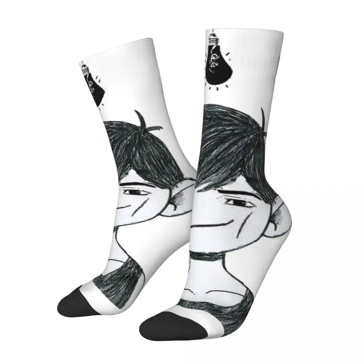 AliExpress Omori Merch Unisex Winter Socks Cycling Happy Socks Street Style Crazy Sock