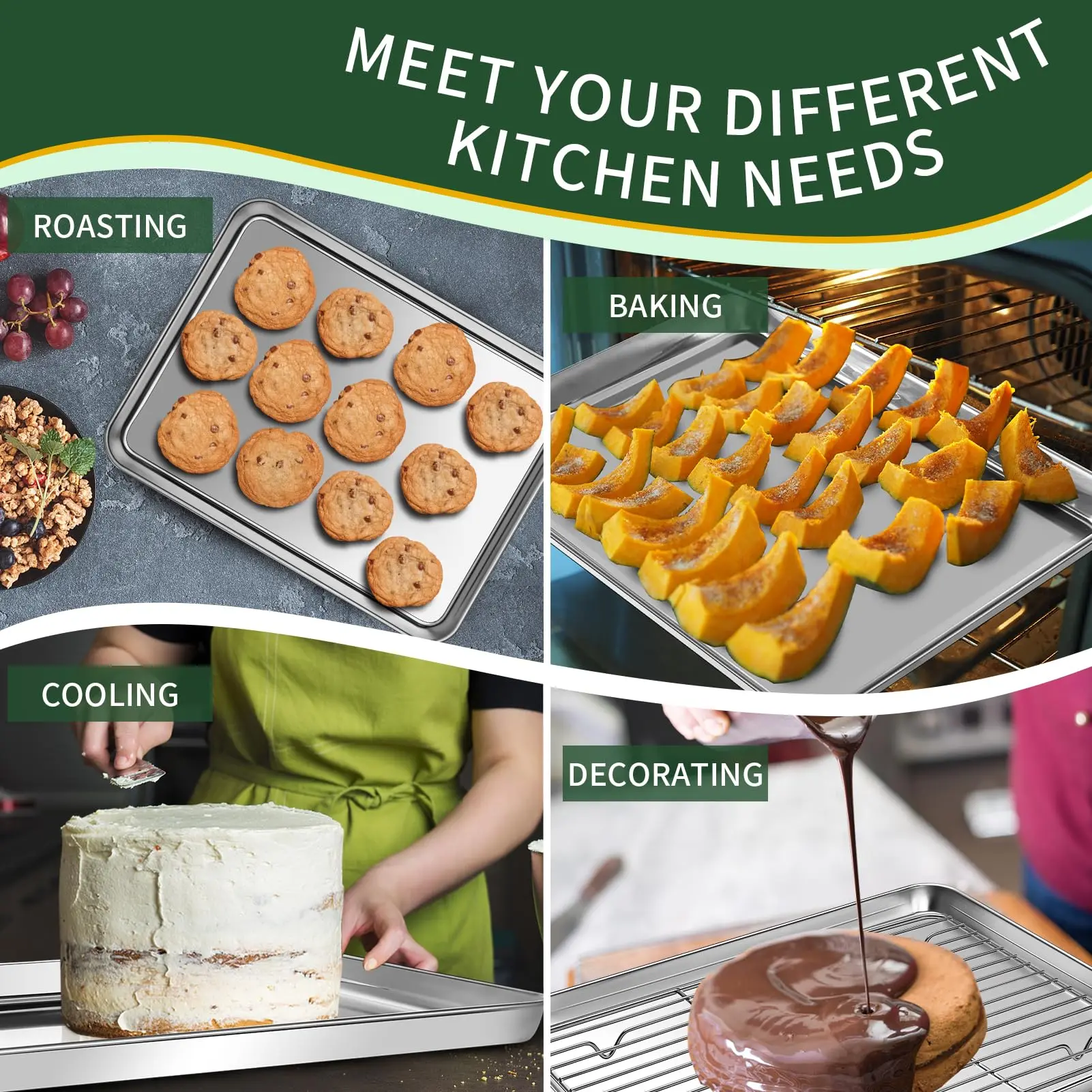 Stainless Steel Baking Set 6