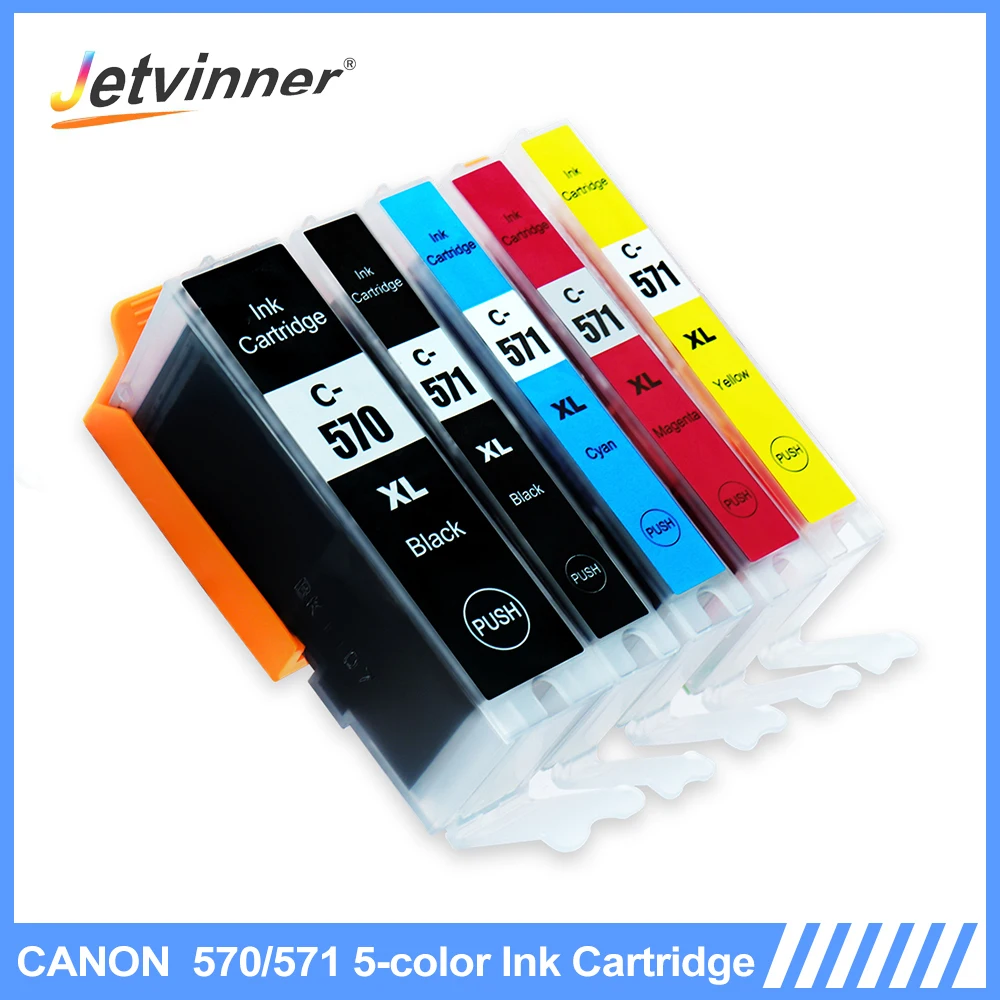 For CANON 570 571 PGI-570 CLI-571 Compatible Ink Cartridge For Canon PIXMA MG5750 MG5751 MG5752 MG5753 MG6850 MG6851MG6852