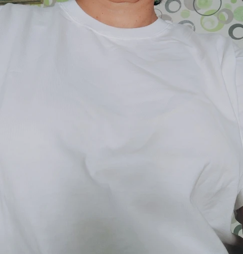 Women's Casual Fashion Short Sleeve Cotton T-Shirt High Quality Comfortable Summer Couple's Clothing 200g photo review