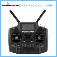 Radiomaster GX12 1000HZ 3D Digital CNC Hall Gimbal Dual Band Antenna Gemini XROSSBAND ExpressLRS Radio Controller 2.4G 915M
