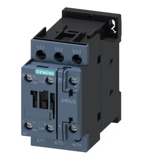 

3RT60261BB40 3RT6026-1BB40 Contactor DC 24 V AC3 11 kW 400 V AUX contacts 1 NO +1 NC 3-pole, size S0 screw terminal