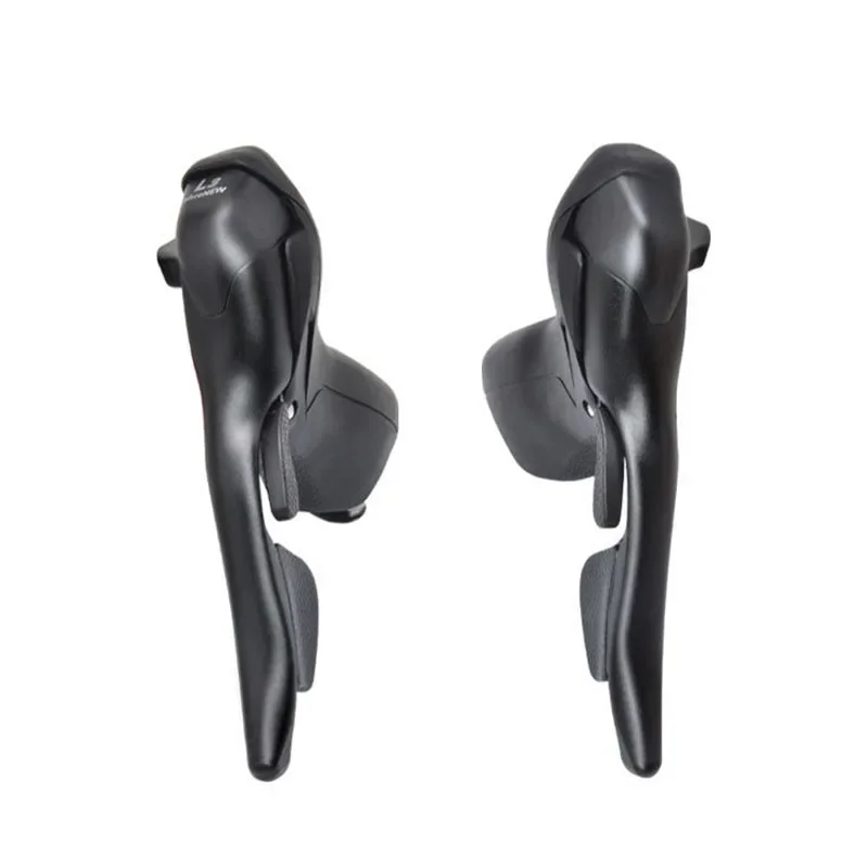 AliExpress microNEW SB-R472 SB-R473 Double Triple Speed Road Bike Shifter Brake Levers for Shimano 2 X 7 3 X 7 Speed Drop Bar Shifters Black Pair