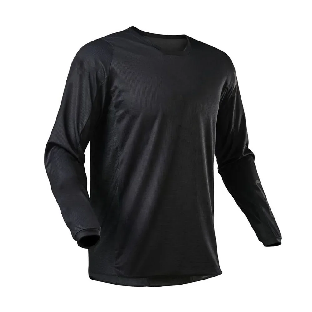 AliExpress WhyteSole 2023 black motocross  jersey mtb enduro downhill mx dh bike Mountain bmx cycling  jersey T-Shirt Bicycle Clothes