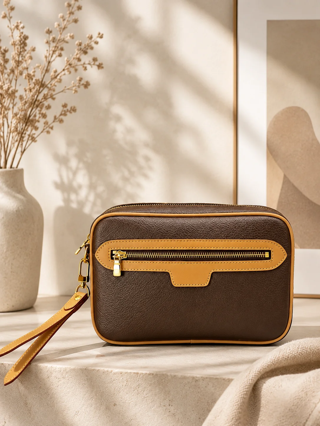 Fashion New Luxury Women'S Bag 24.5X15.5X6CM Pu Leather Storage Bag Portable Clutch Bag Without Box