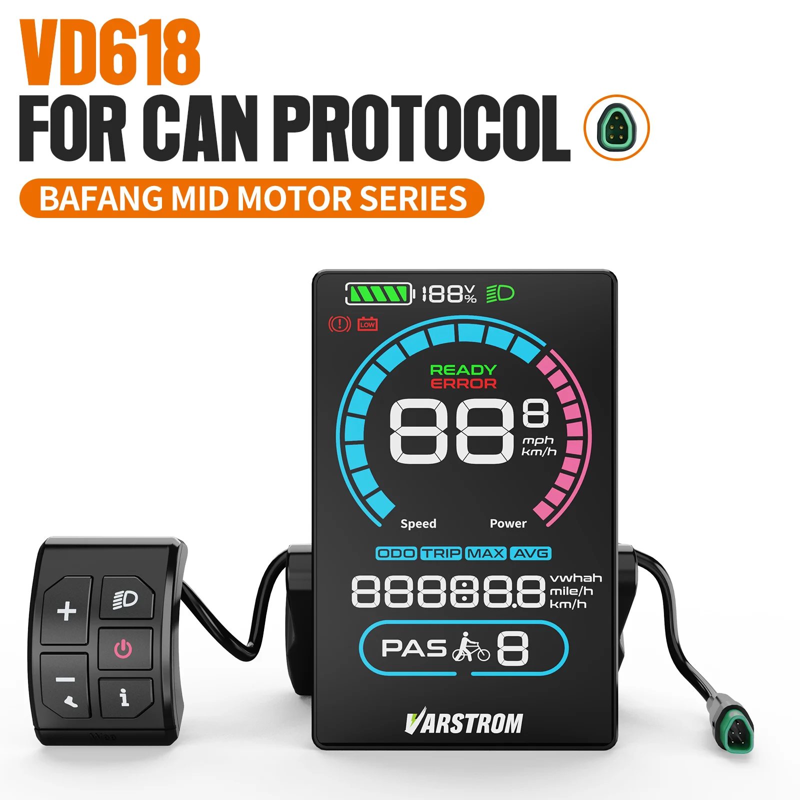 [EU Direct] BAFANG 36V 500W 8Fun middenmotorset BBS02B M315 BBS02 middenmotor voor elektrische fiets, inclusief VD618 EKD01 VD03 DPC010 DPC080 display, 100N.m, 38-45KM/H, BB 68-73mm