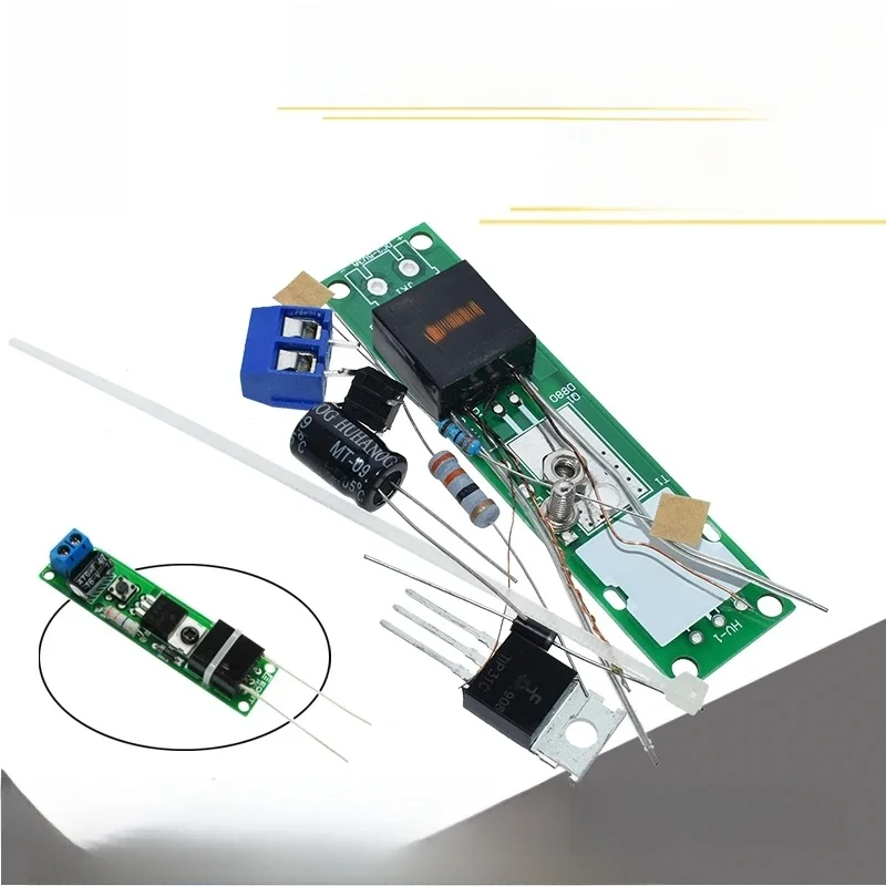 DC3-5V zestaw DIY Generator wysokiego napięcia Arc zapalniczka zestaw do DIY elektroniczny zestaw do samodzielnego montażu — zdjęcie 2