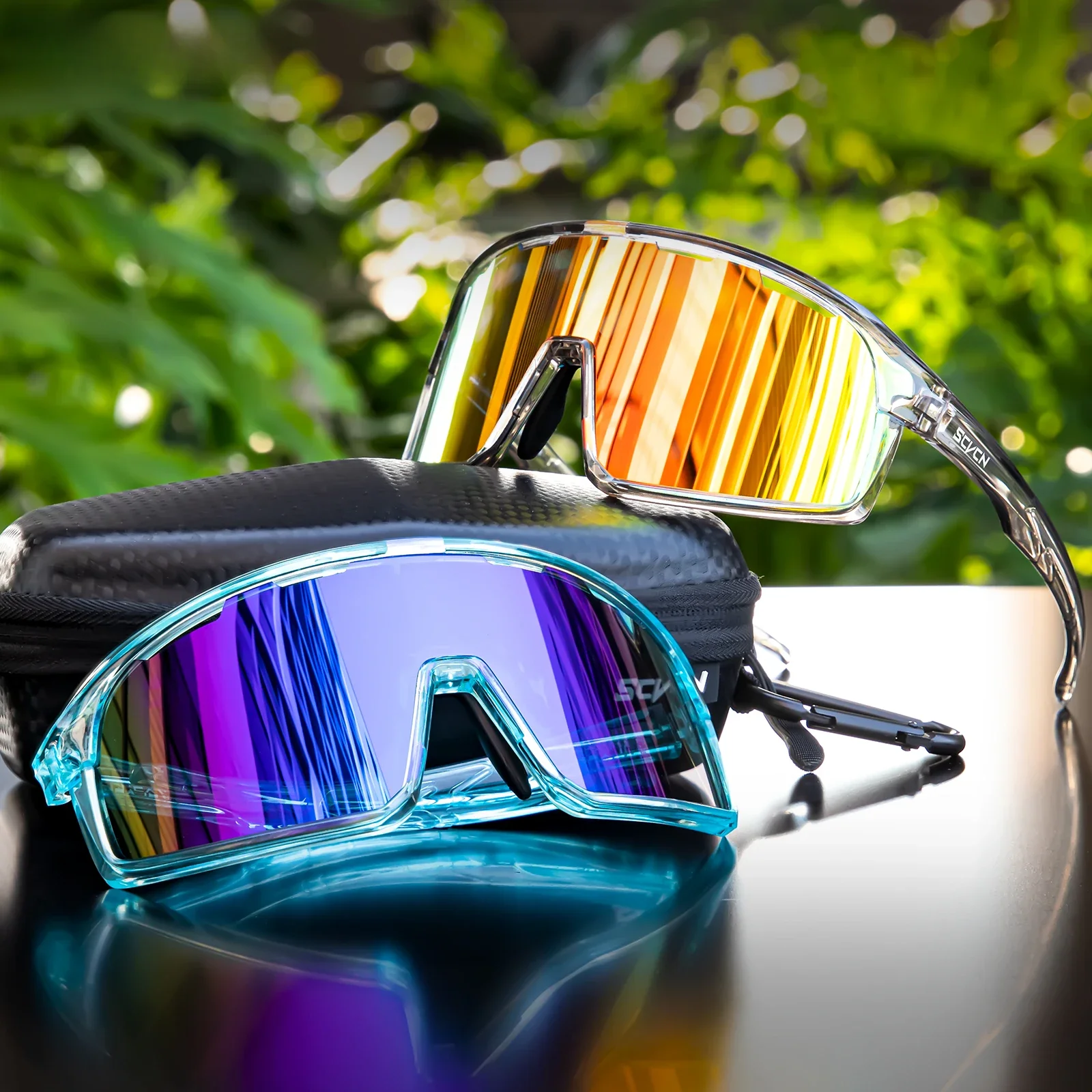 AliExpress SCVCN Men Outdoor Sports Glasses Photochromic Sunglasses Bicycle Cycling Glasses Women Driving Bike Eyewear UV400 Hiking Goggles