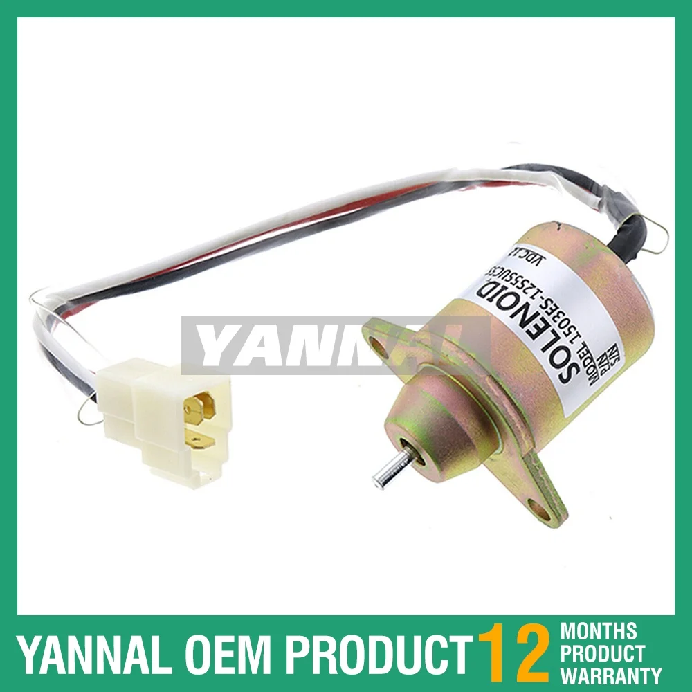 

High Quality After Market Part 119653-77950 Fuel ShutOff Solenoid 1503ES-12S5SUC5S Replace For Yanmar M806808