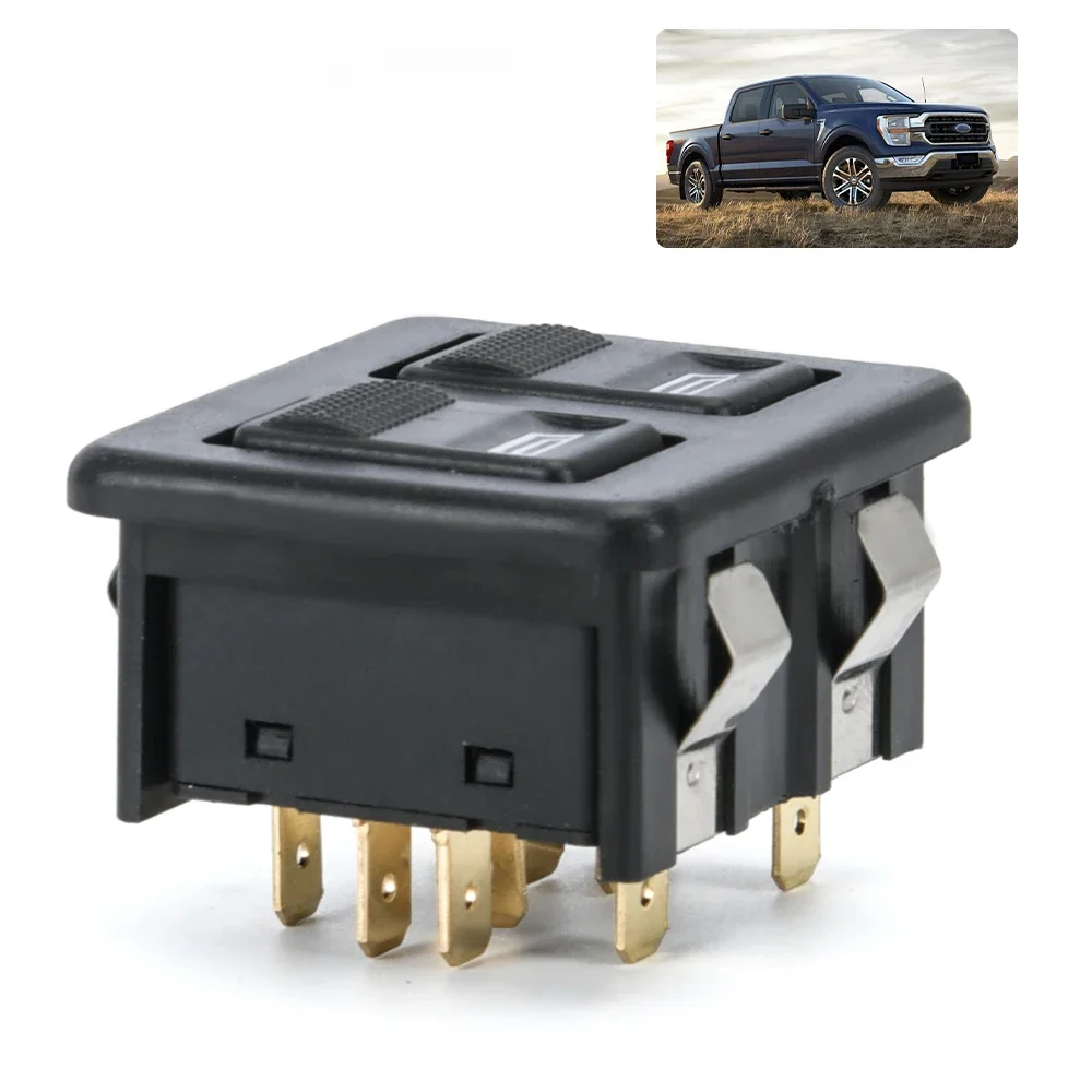 Interrupteur universel de commande de vitre électrique de voiture, DC 12V 20A, 5 broches, marche/arrêt, régulateur de fenêtre, accessoires