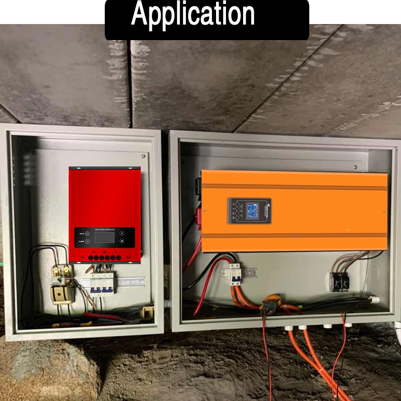 6000W 48V 220V Fotovoltaïsche Omvormer Zuivere Sinusgolf, Lage Frequentie Off Grid Power Omvormer Oplader Met Toroïdale Transformator
