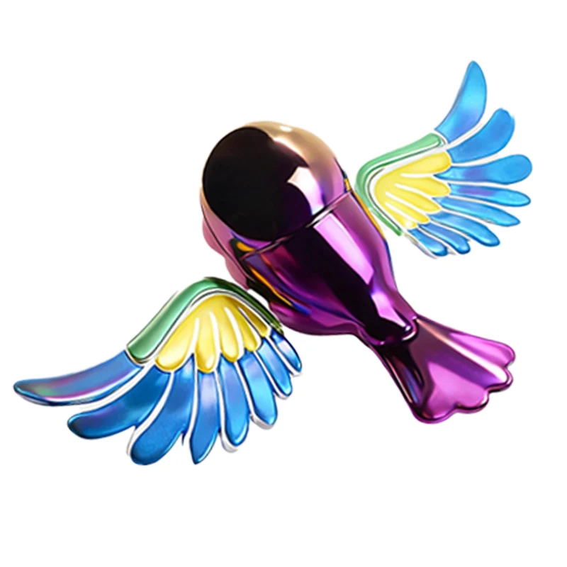SEAMETAL Fliegender Vogel, Auto-Ornament, lustige Klappen, Flügel, Dekor für Rückspiegel, Simulation fliegender Vogel, Zubehör für Motorrad, Auto
