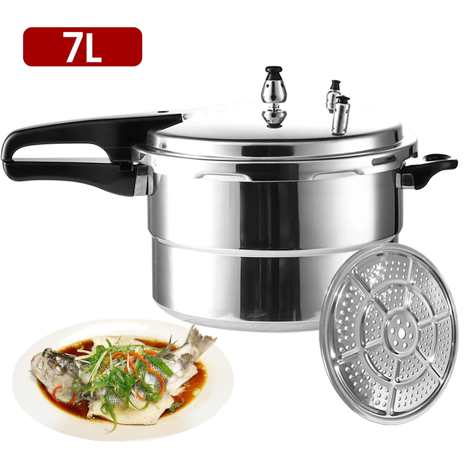 Lagostina 3 L 7L Aluminum Alloy Pressure Cooker 18cm 24cm Bottom 3L 7L Mini