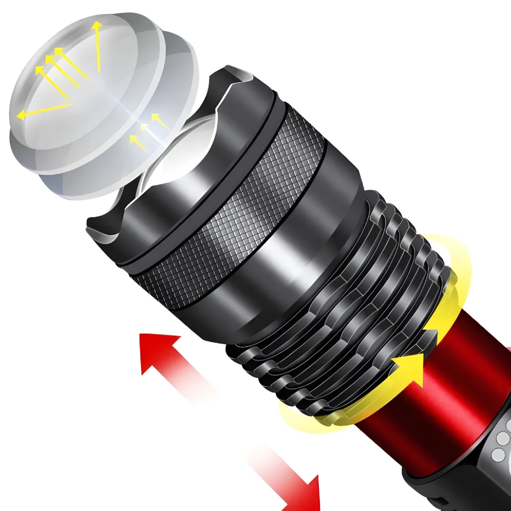 Portátil Outdoor Camping Tent Light, T9 Camping Equipment, Super forte