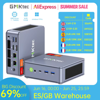 2024 Mini Pc GMK K6 AMD R7-7840HS NUCBOX Design of Dual Fan System Window 11 Pro AMD Radeon™ 780M T Ype-C Thunderbolt 4.0