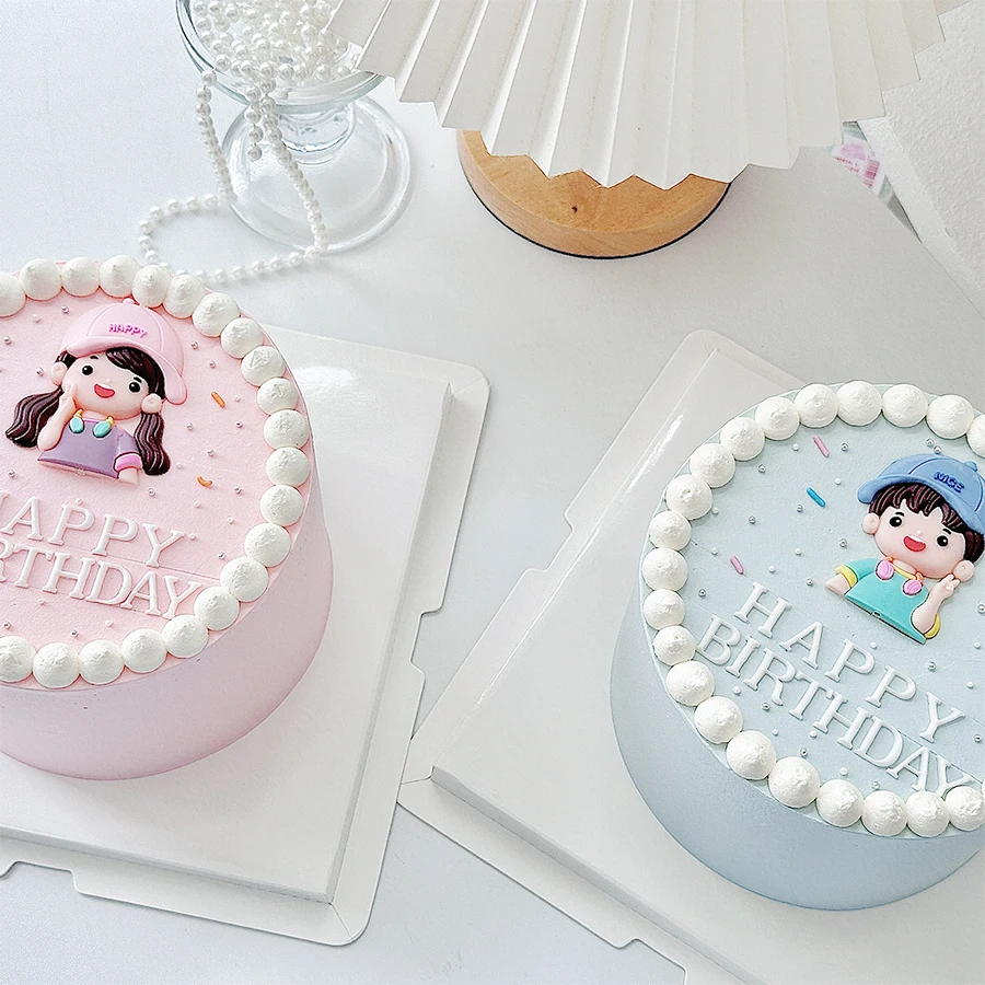 Children's Day Cake Decoration Hat Boys And Girls Happy Baby Happy Birthday Cake Decoration Children's Party Toys