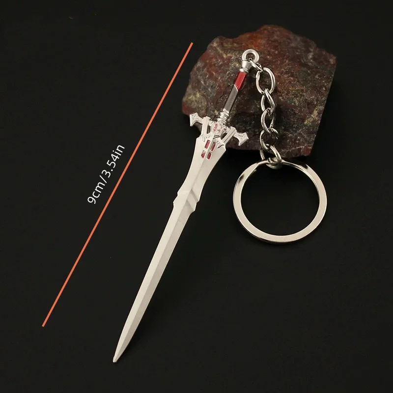 Final Fantasy Mini Sabre Small Model Toys Keychain Pendant