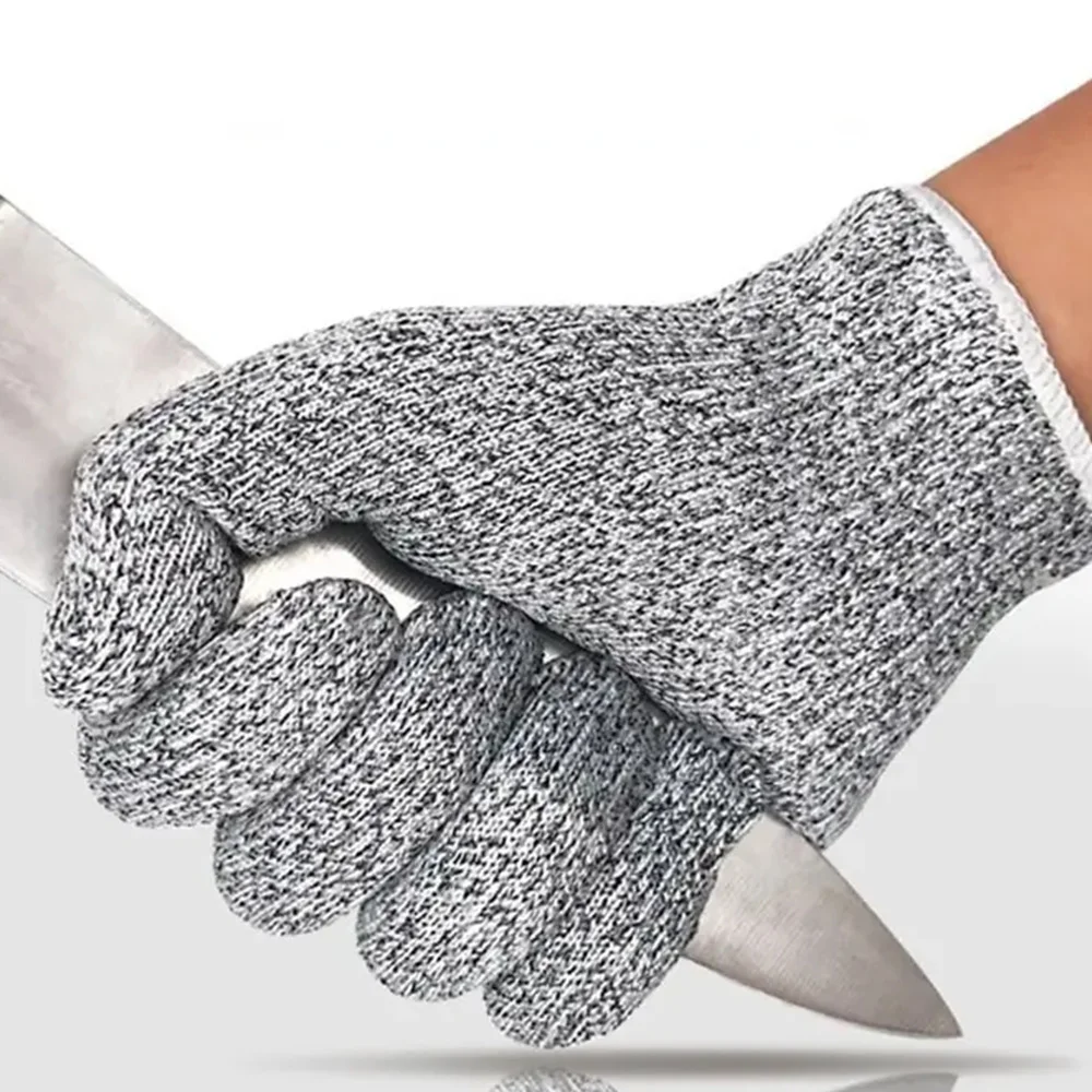 Schneid feste handschuhe küche chrife messer glas hand bloßer handschuh für den garten gebrauch kratz schutz handschuhe hppe cut level 5