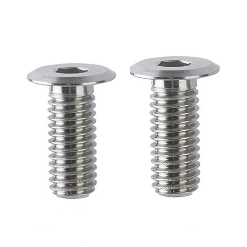 CBSTSR M2-6mm Ultra Low-Profile Hex Socket Cap Screw Coarse Thread Stainless Steel Screw