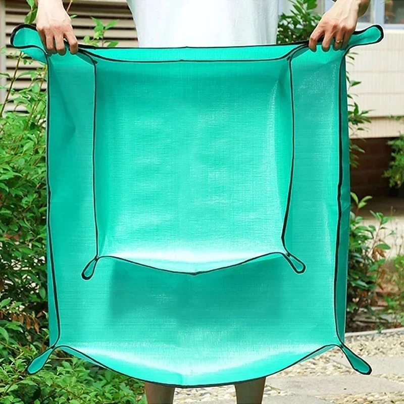 Tapis de régénération des plantes Tapis de transplantation imperméable Carré portable pliable et facile à nettoyer Tapis de transplantation succulente