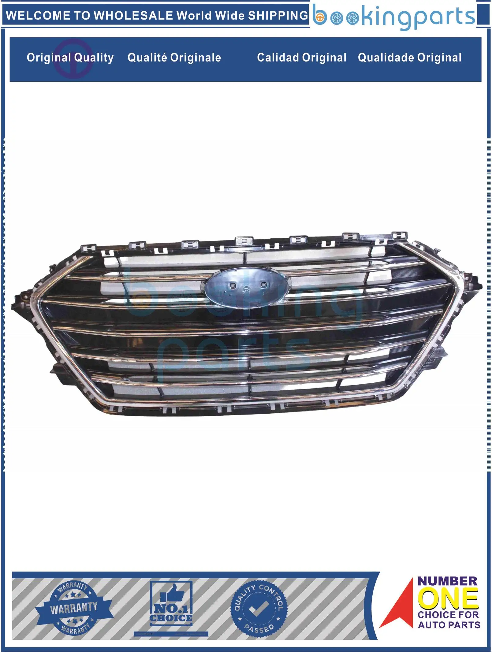 

GRI64430, Решетка для HYUNDAI ELANTRA 16- [ХРОМ]