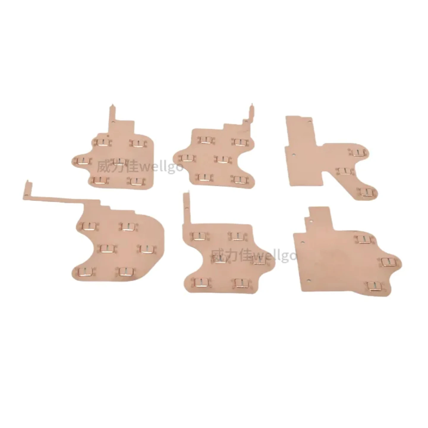 10SET Factory Manufactured 0.2mm 22.7mm Distance 21700 5S3P 15 Cell Battery Pack Current Copper Busbar For Power Tool