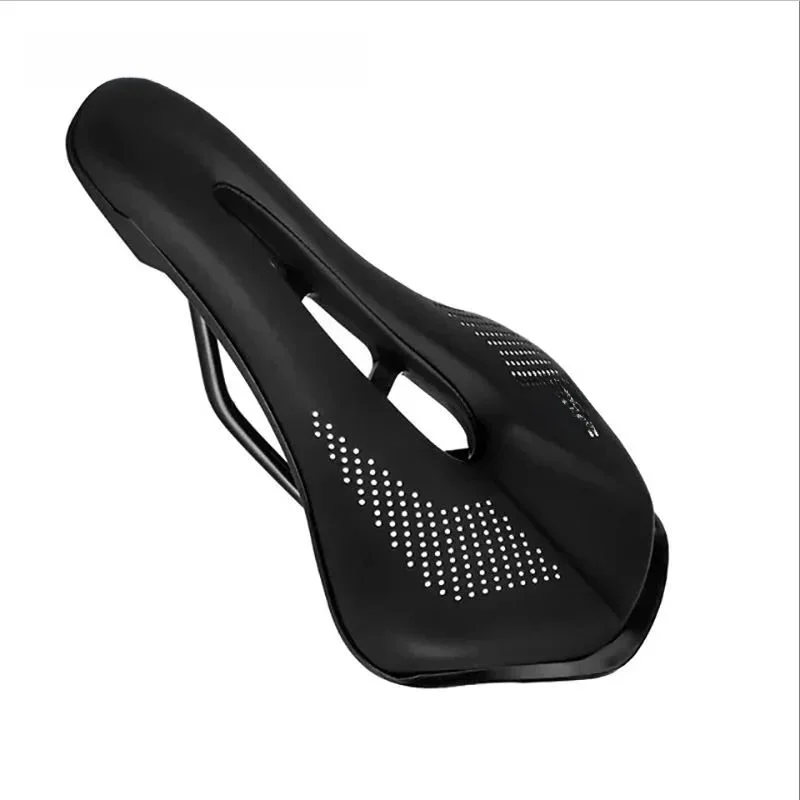 AliExpress riderace Road MTB Cycling Saddles Bicycle Saddle Seat Road Steel Rails Mountain Bike Cushion For Men Skid-proof Carretera Soft PU Leather