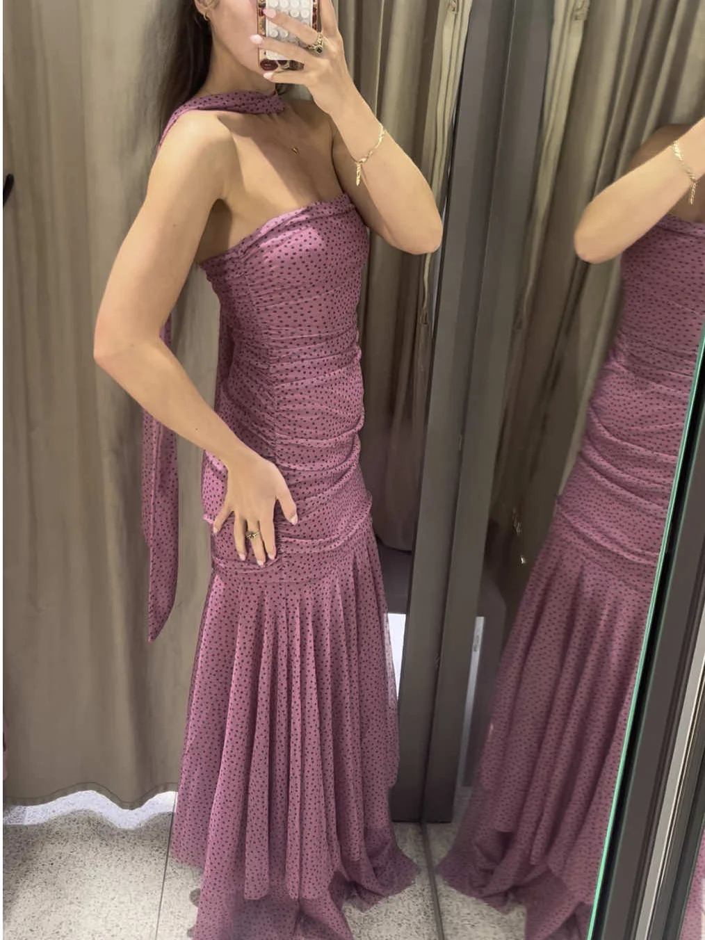 Retro Sexy Hottie Chic Women Dress Polka Dot Sleeveless Backless Maxi Dress Fashion 2025 Summer Evening Party Club Dress