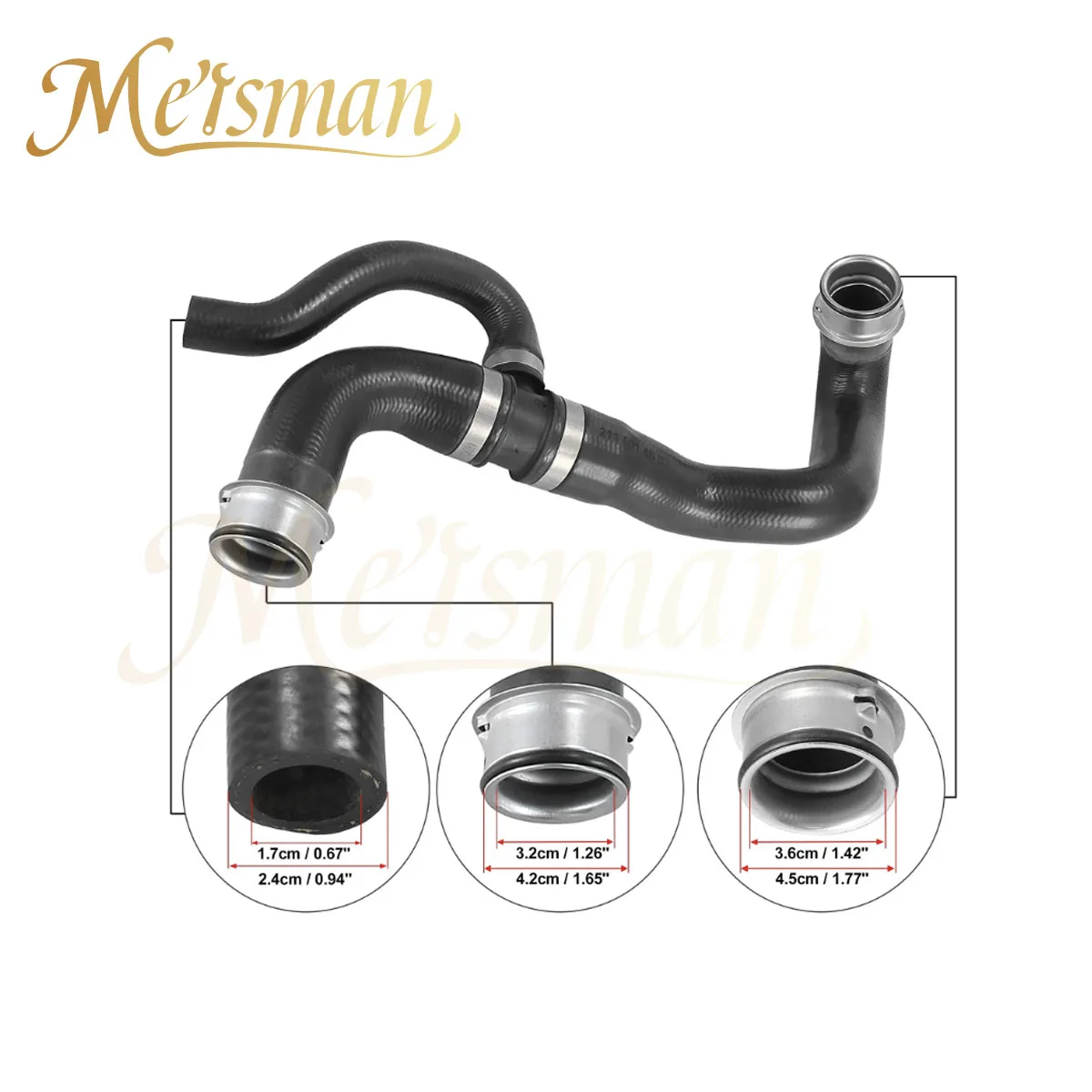 Coolant  Hose For Mercedes Benz E230 E250 E280 E300 E350 CLS280 350 W211 M272 OEM 2115014682