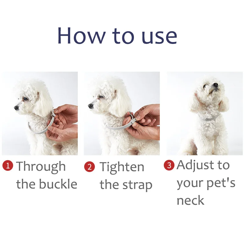 Adjustable Anti Flea and Tick Pet Collar for Dogs Cats 8 Month Pest Control Insect Repellent Dogs harness leash Accessories