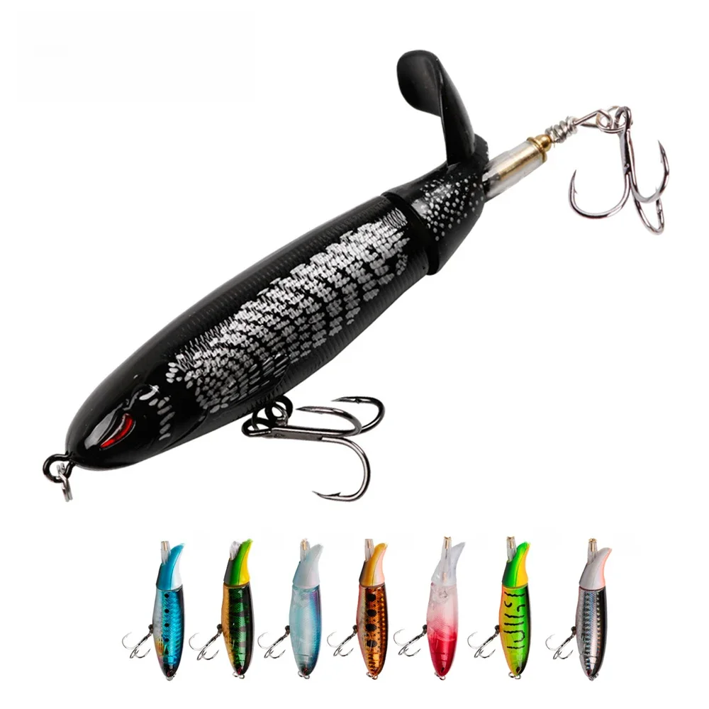 ORJD Whopper Plopper potelé Topwater leurre de pêche 13g 15g 36g leurre flottant pêche à la traîne manivelle brochet appâts durs appâts artificiels
