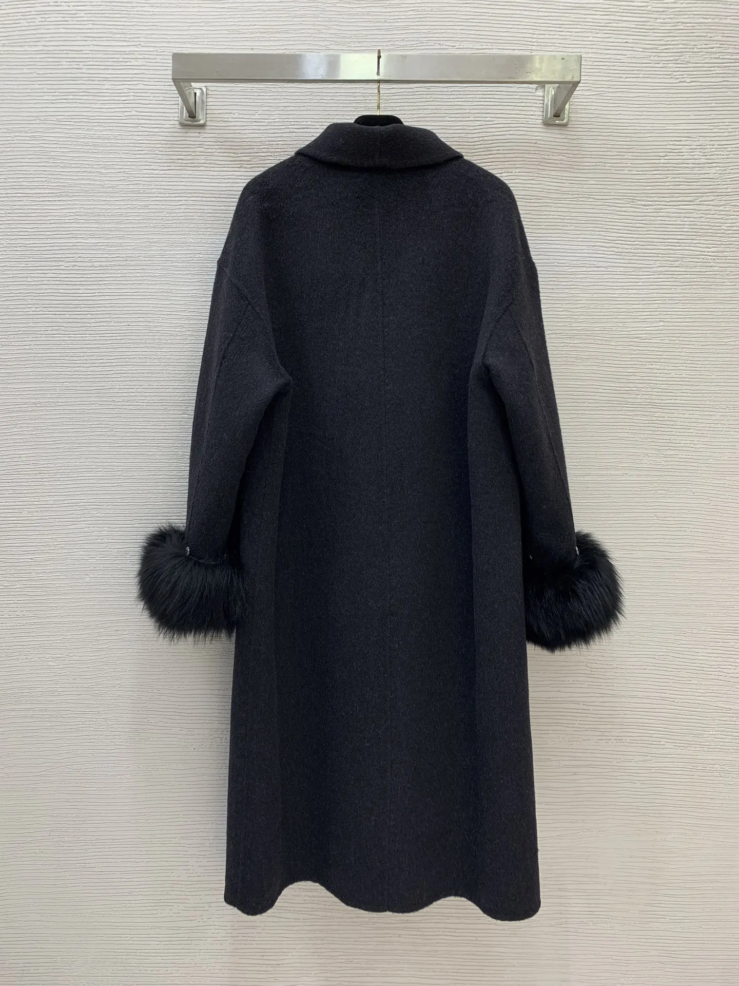 

25 Autumn-Winter New Style Wool Tweed Coat - Women's Trendy Casual Style Long Coat of High-end Quality Outerwear