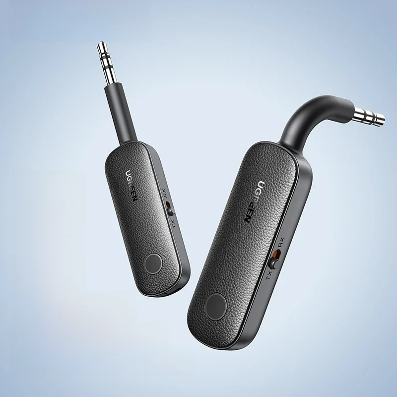 UGREEN 2-in-1 Adapter Bluetooth nadajnik-odbiornik Bluetooth AUX 5.0 bezprzewodowy 3.5mm Adapter Stereo do słuchawek telewizor z dostępem do kanałów samochodowy sprzęt Audio — zdjęcie produktu 7