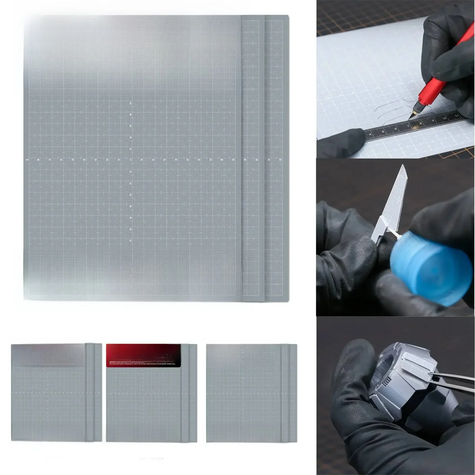 DSPIAE PC-GY Modèle Modification En Plastique Conseil 0.3mm 0.5mm 0.8mm 1.0mm 90*78mm Assemblée Modèle Outils De Construction Pour DIY passe-temps